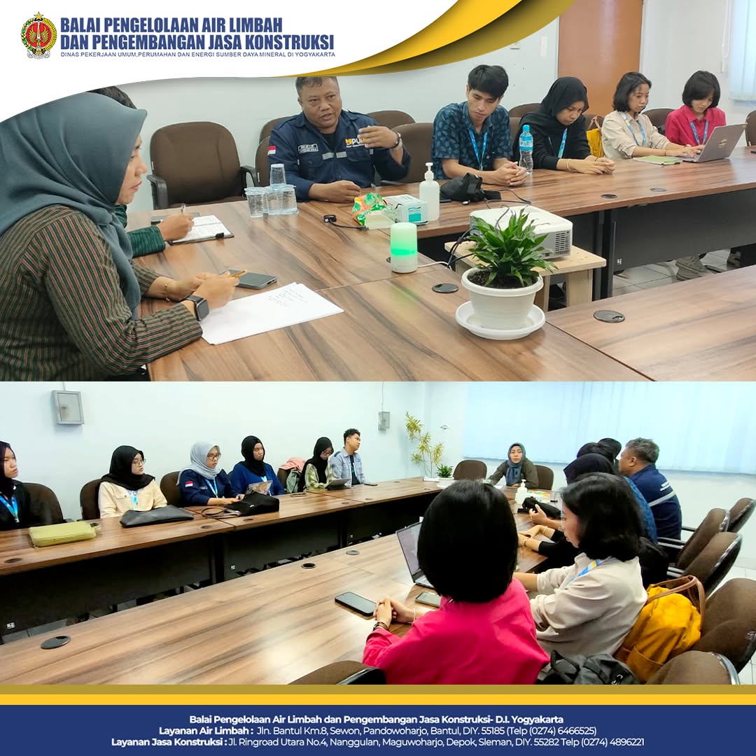 Kegiatan Kunjungan ke Balai IPAL Pialam Bersama Mahasiswa UGM dan UKDC